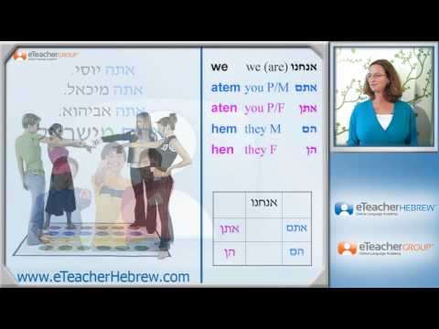 Learn Hebrew lesson 10 - Pronouns | by eTeacherHebrew.com