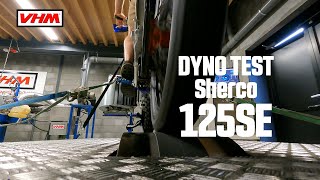 Dyno test Sherco 125SE Factory 2022 with VHM cylinder head