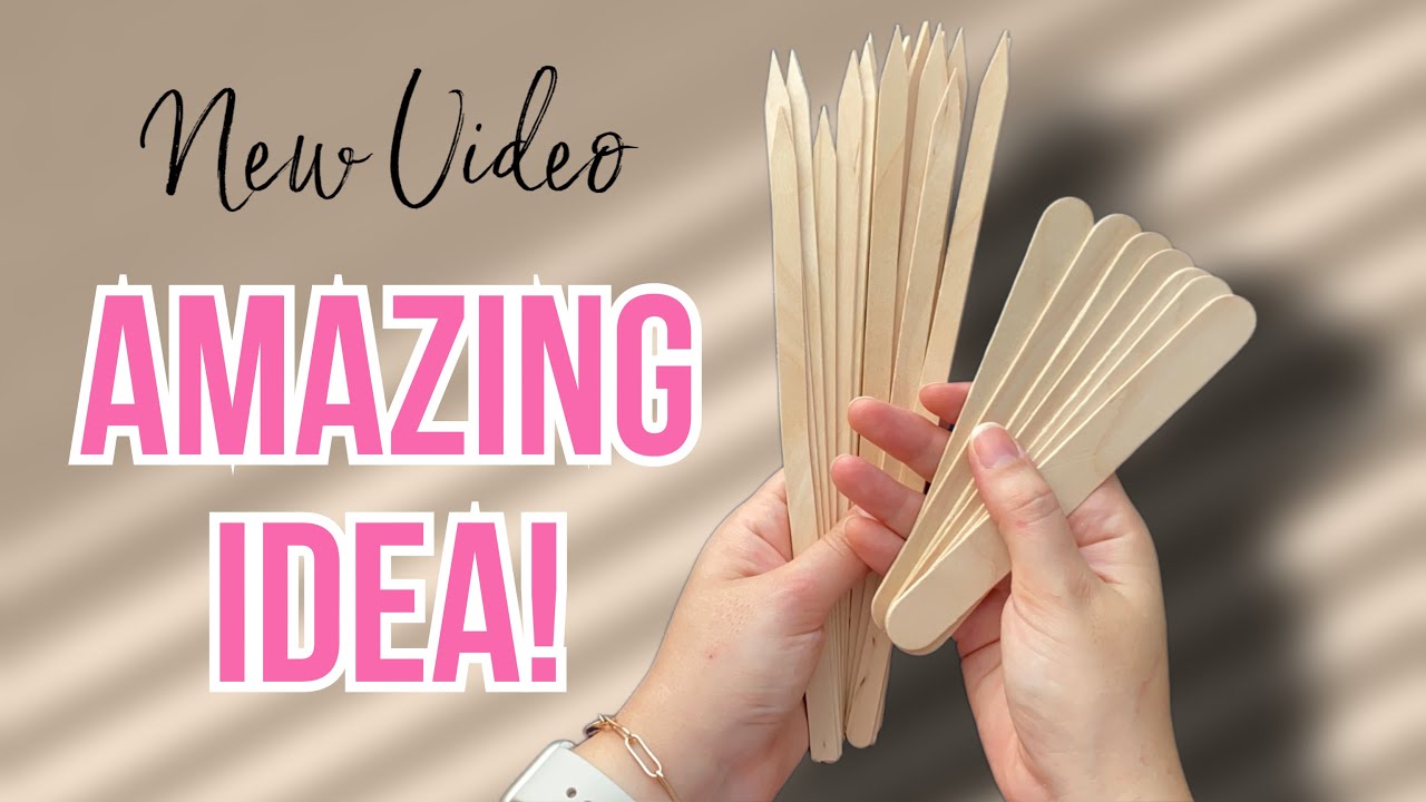 Look What I Did With Tongue Depressors and Bamboo Skewers! 