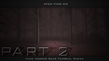 Tutorial - Indie Horror Game in Unity3D [Part 2] - [Sculpting Terrain]