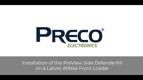 How to Install and Test PreView Side Defender II on a Refuse Truck