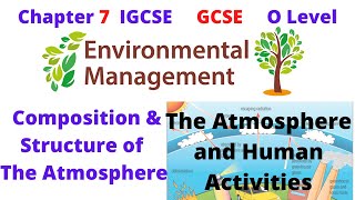Composition of The Atmosphere IGCSE Environmental Management 0680