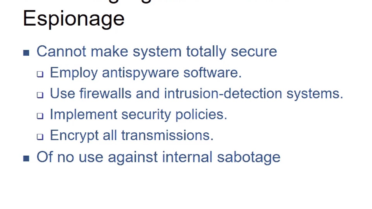 Chapter 7 Industrial Espionage in Cyberspace
