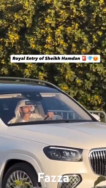 Fazza's entry🤍Sheikh Hamdan Bin Mohammed Bin Rashid Al Maktoum🤍Crown Prince of Dubai🤴🏻🇦🇪💙