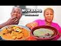 African Food Mukbang Challenge, first to drink water loses