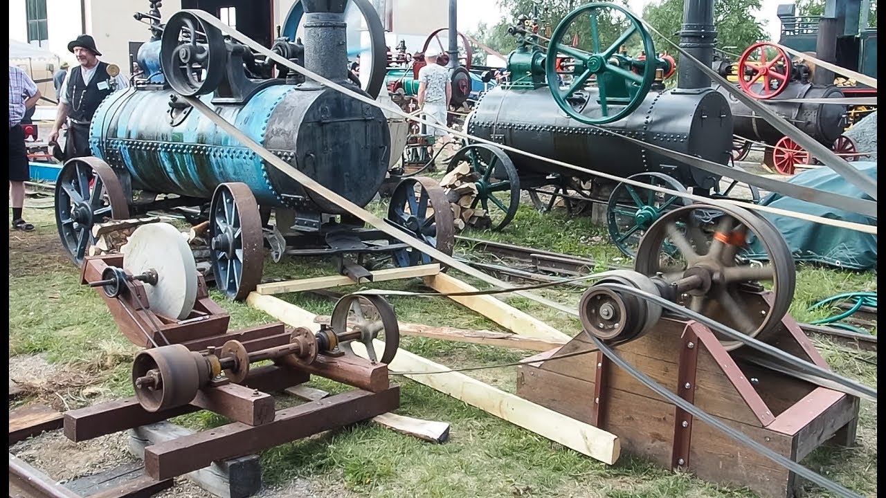 Höyryfestivaali 2018, Minkiö. Lokomobiili näytös.