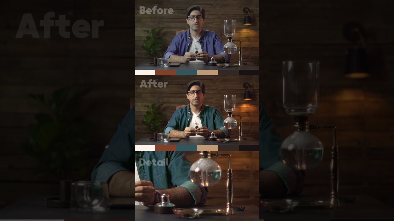 befor after colorgrading