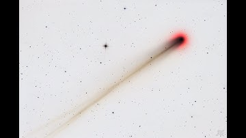 Animation of Comet C/2025 A6 Lemmon - INVERTED