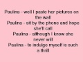 No Doubt - Paulina Lyrics