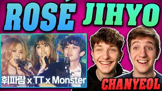 Rosé X Jihyo X Chanyeol X 10Cm - Whistle X Tt X Monster Sbs Enter Performance Reaction
