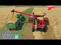 Over Loaded John Deere With Case Harvester In Fs23 Farming Simulator 23