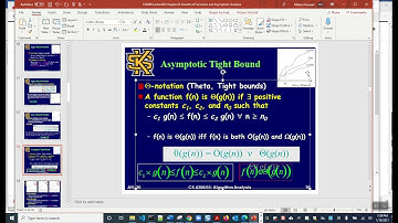 L03CS4306W01Sp21 Chapter 03 Growth of Functions and Asymptotic Analysis