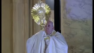 ⁣Papa Francisco bendijo al mundo y dio indulgencia plenaria ante coronavirus