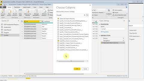 Power BI-4 Transform Salesforce Object data using Power Query Editor