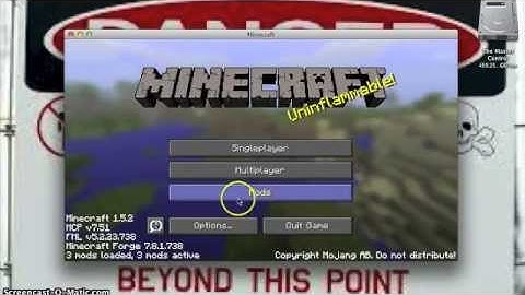 HOW TO INSTALL ANY 1.5.2 MINECRAFT MODS AND MINECRAFT FORGE - MAC ONLY