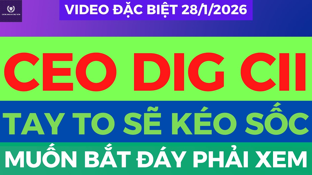 CEO DIG CII CHÍNH THỨC TẠO ĐÁY, TOP SIÊU CỔ SẮP NỔ