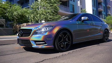Crazy Color-shift Mercedes CLS