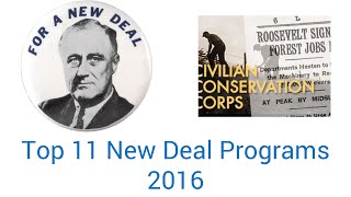 Top 11 New Deal Programs