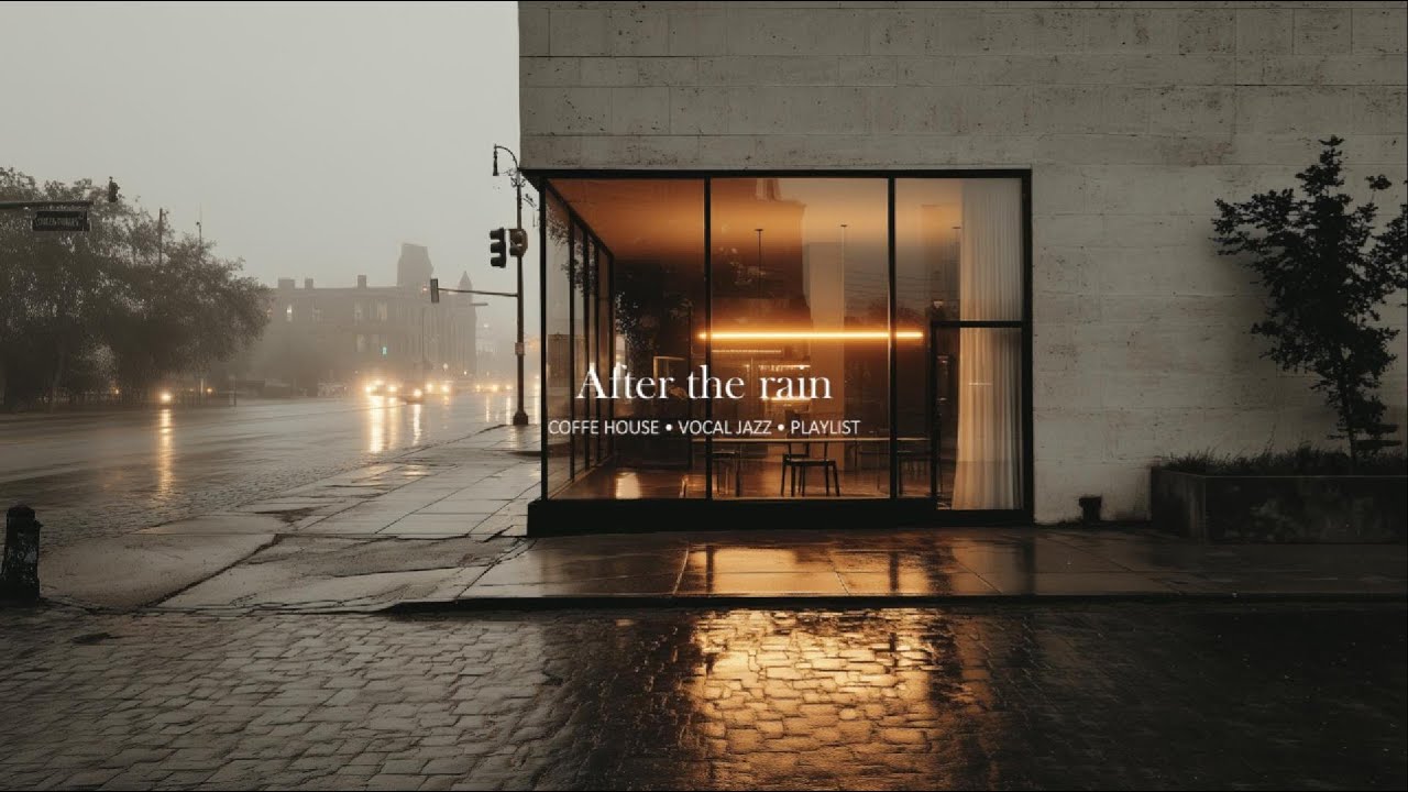 After the Rain – Café Glow | Rainy Smooth Jazz | Playlist