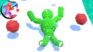 Rope-Man Run - Gameplay (Android, iOS) All Levels - Levels 1-5