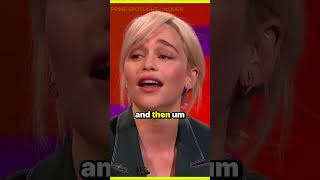 Brad Pitt spent $120,000 for Emilia Clarke Graham Norton reacts!