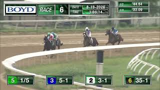 RACE 6 PROGRAM 8 19 2026