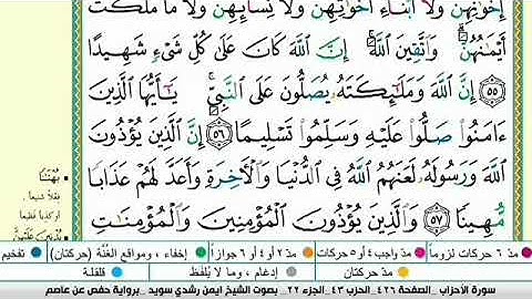 سورة الأحزاب ٥٥ـ ٥٨ ايمن سويد