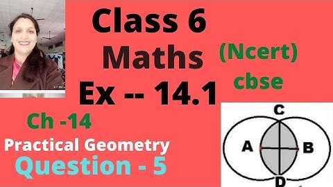 Question 5 .  (Exercise 14.1 ) ( ch - 14 Practical Gemetry. # Class 6 maths ncert l cbse