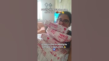 POV: Fragile stickers, strong hustle 💪📦 Blessed with nonstop orders!🙏 #shorts #smallbiz #enteprenuer