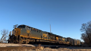 CSX ET44AH 3387 Leads Automotive X580-26 on 12/27/22