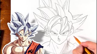 How to Draw Goku Ultra Instinct