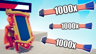 FIRE MIRROR SHIELD vs 1000x OVERPOWERED UNITS - TABS | Totally Accurate Battle Simulator 2024 by TabsPlay 2,190 views 4 days ago 8 minutes, 32 seconds