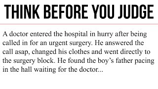 Think Before You Judge Someone | Moral Story