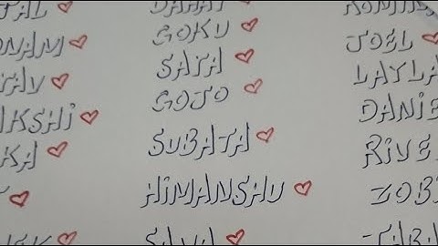 writing Names ❤️ #live #3d #name #art