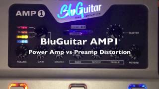 Bluguitar Amp1 - Power Amp Vs Preamp Distortion