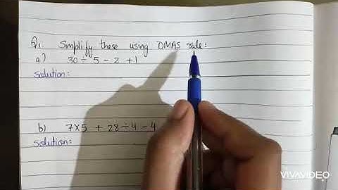Simplification DMAS rule Class 5th (part 2)