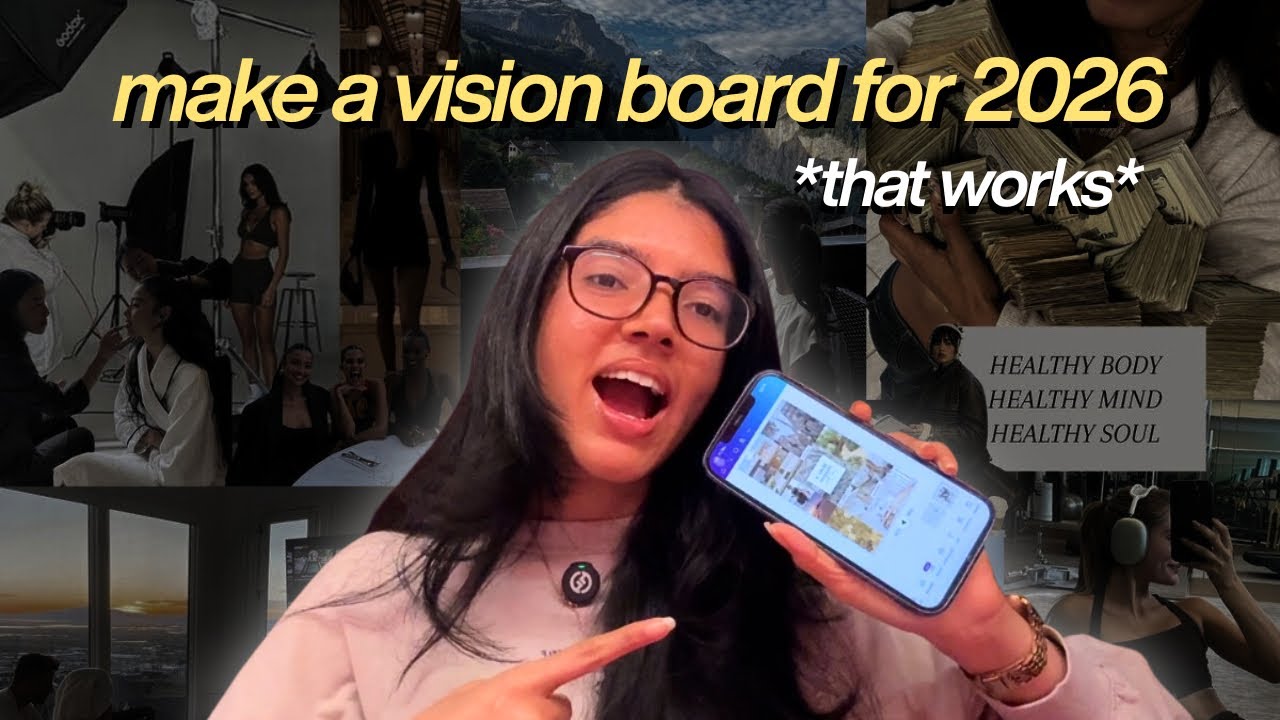 how to make a vision board for 2026 that works | easy step by step ...