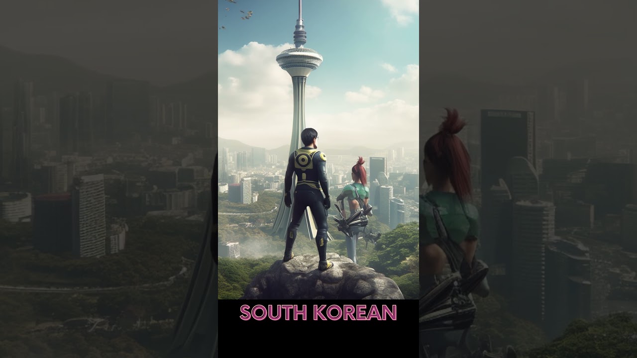 Superhero of Countries (AI Images) - Men Version - Part 4