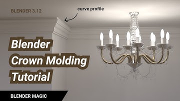 Blender Crown Molding Tutorial