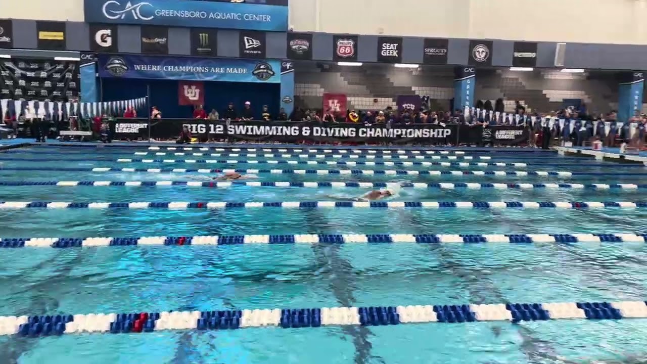 Women’s Big 12 Swimming & Diving Championships – prelims 500 Freestyle Alexa 