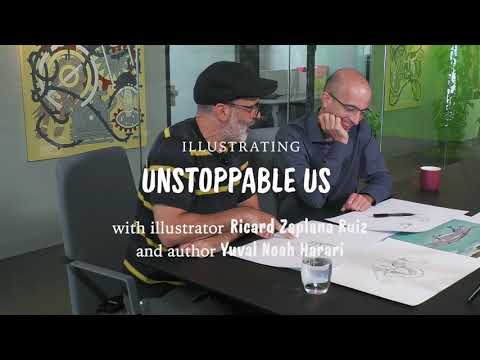 Illustrator Ricard Zaplana Ruiz Teaches Author Yuval Noah Harari to Draw