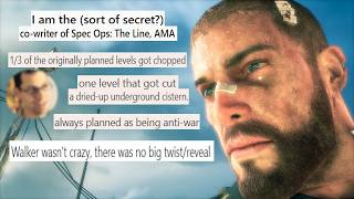 Exploring Spec Ops: The Line's Co-Writer AMA