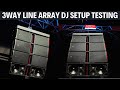 3 Way Line Array DJ Speaker Complete Line array Complete Package DJ Setup Line Array &amp; Bass Wi