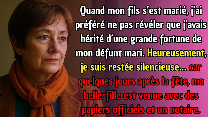 Quand mon fils a échangé ses alliances, j’ai tu ma fortune de 6M héritée. Heureusement, je l’ai fait