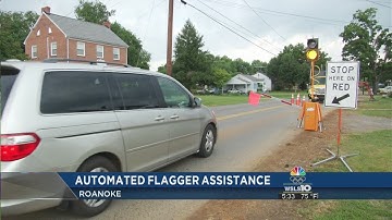 Automated flaggers increase the safety of road crews