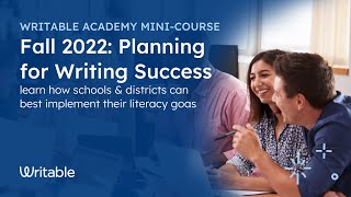 Planning for Writing Success: Fall 2022 Mini-Course