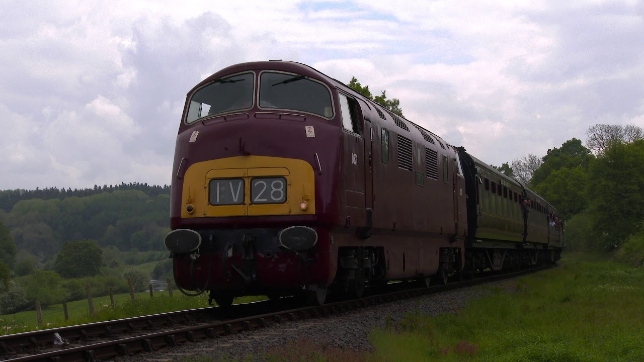 Action packed Saturday afternoon at the Severn Valley Railway SVR Diesel Gala May 2019 - a 4K video