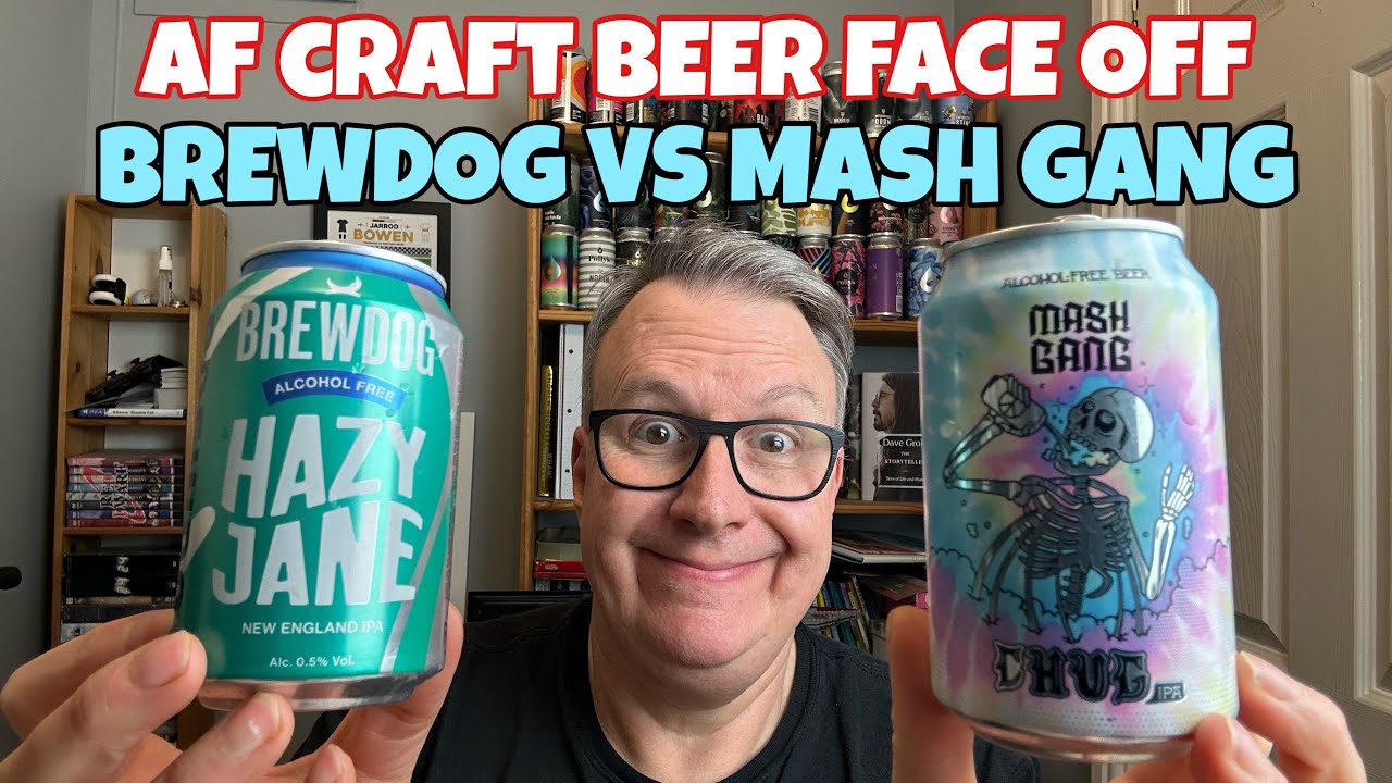 Alcohol Free Craft Beer Face Off - AF Hazy Jane vs Chug AF IPA