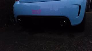 Abarth 595 standard exhaust pops and bangs Stock Exhaust Pops And Bangs Abarth 595