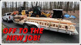 Towing A Trailer Full Of Lumber!